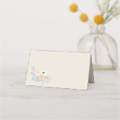 Waterverf Bouquet, bordjes Plaatskaartje (Voorkant)