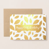 Waterverf Bouquet Custom All-Occasion Folie Kaarten (Voorkant met envelop)