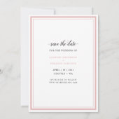 Waterverf Bouquet | Foto's opslaan D Save The Date (Achterkant)