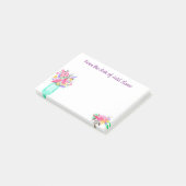 Waterverf Bouquet in een pot. (jouw namen toevoege Post-it® Notes (Schuin)