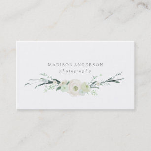 Waterverf Bouquet   Visitekaartjes