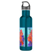 Waterverf Bouquet Waterfles (Achterkant)