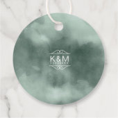 Waterverf Bouquet Wedding Bedankt Blush ID654 Bedankjes Labels (Achterkant)