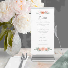 Waterverf Bouquet Wedding Blush ID654 Menu