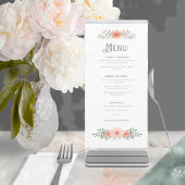Waterverf Bouquet Wedding Blush ID654 Menu