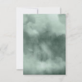 Waterverf Bouquet Wedding Blush ID654 RSVP Kaartje (Achterkant)