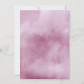 Waterverf Bouquet Wedding Lila ID654 Kaart (Achterkant)