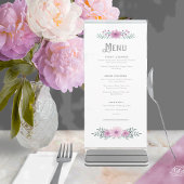 Waterverf Bouquet Wedding Lila ID654 Menu
