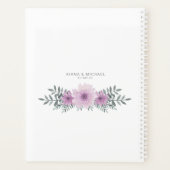 Waterverf Bouquet Wedding Lila ID654 Planner (Achterkant)