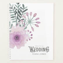 Waterverf Bouquet Wedding Lila ID654
