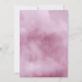 Waterverf Bouquet Wedding Lila ID654 Save The Date (Achterkant)