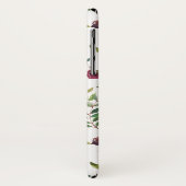 Waterverf Bourgogne Bloemen | Bloemenpatroon Case-Mate iPhone Case (Achterkant/links)