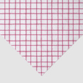 Waterverf Bourgogne Christmas Plaid Tissuepapier (Detail)