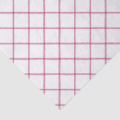 Waterverf Bourgogne Christmas Plaid Tissuepapier (Detail)