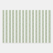 Waterverf Bourgondië Amaryllis & Topiary Kerstmis Inpakpapier Vel (Voorkant 3)