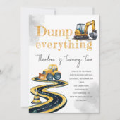 Waterverf Bouw 2e 3e 4e verjaardag Kaart (Voorkant)