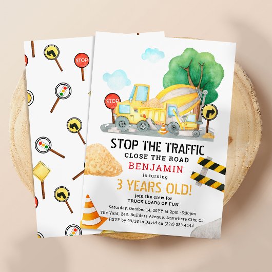 Waterverf Bouwkinderen elke dag Kaart