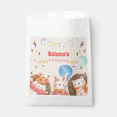 Waterverf boviene kinderen Birthday Bedankzakje (Voorkant)