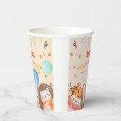 Waterverf boviene kinderen Birthday Papieren Bekers (Rechts)