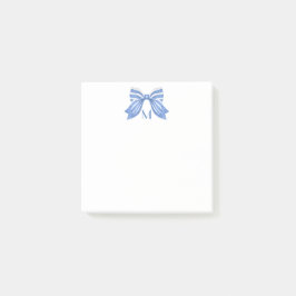Waterverf Bow Monogram Post-it® Notes