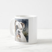 Waterverf Boxer Dog Koffiemok (Voorkant links)
