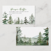 Waterverf Boy Adventure Begin baby shower luier Informatiekaartje (Voorkant / Achterkant)