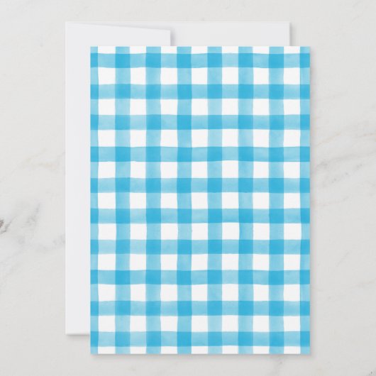 Waterverf Boy Koe Boerderij Dank u Bedankkaart (Achterkant)