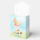 Waterverf Boy Piggy Boerderij Baby shower Bedankdoosjes (Geopend)