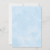 Waterverf Boys Olifant Baby shower Kaart (Achterkant)