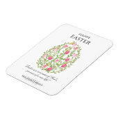 Waterverf braal paaspasta blij Pasen Magneet (Linkerzijde)