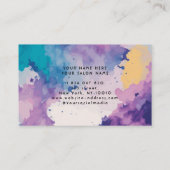 Waterverf Braids Visitekaartje (Achterkant)