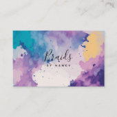 Waterverf Braids Visitekaartje (Voorkant)