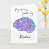 Waterverf Brain Kaart (Gele Bloem)