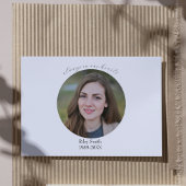 Waterverf Branch Memorial Foto Dank u kaart