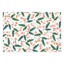 Waterverf Branches en Berries Winter