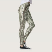 Waterverf Branches Green Camouflage Leggings (Rechts)