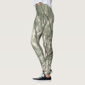 Waterverf Branches Green Camouflage Leggings (Links)