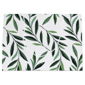 Waterverf Branches Patroon Groot Cadeauzakje (Voorkant)