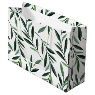 Waterverf Branches Patroon Groot Cadeauzakje