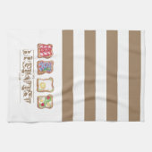 Waterverf Breakfast logo restaurant Theedoek (Horizontaal)