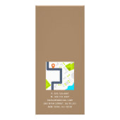 Waterverf Breakfast restaurant Business Reclamekaart (Achterkant)