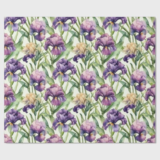 Waterverf-brede riskaflooppapierrol cadeaupapier (Vlak)