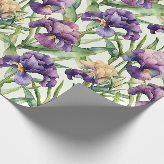 Waterverf-brede riskaflooppapierrol cadeaupapier (Hoek)