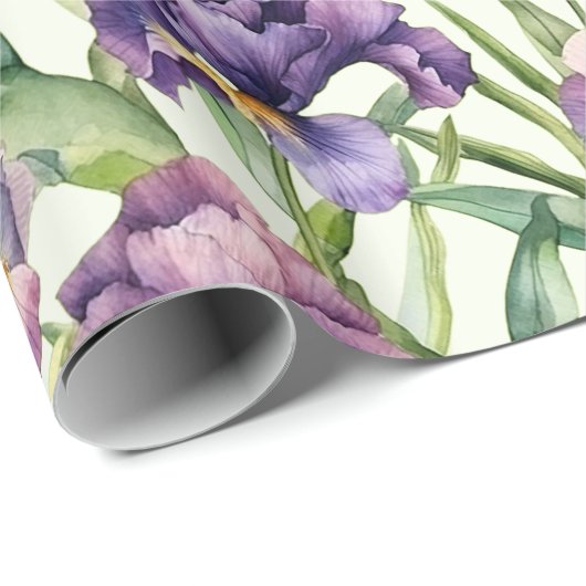 Waterverf-brede riskaflooppapierrol cadeaupapier (Rol Hoek)