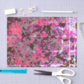 Waterverf Brick Black Pink Paint Splash Abstract Tissuepapier (Craft)