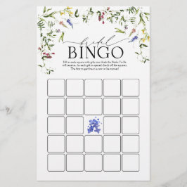Waterverf Bridal Bingo Game