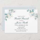 Waterverf Bridal Brunch Uitnodiging (Voorkant / Achterkant)