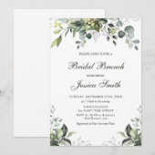 Waterverf Bridal Brunch Uitnodiging (Voorkant / Achterkant)