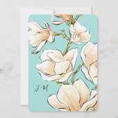 Waterverf Bride in Gown Bridal Shower Invitation Kaart (Achterkant)