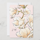 Waterverf Bride in Gown Bridal Shower Invitation Kaart (Achterkant)